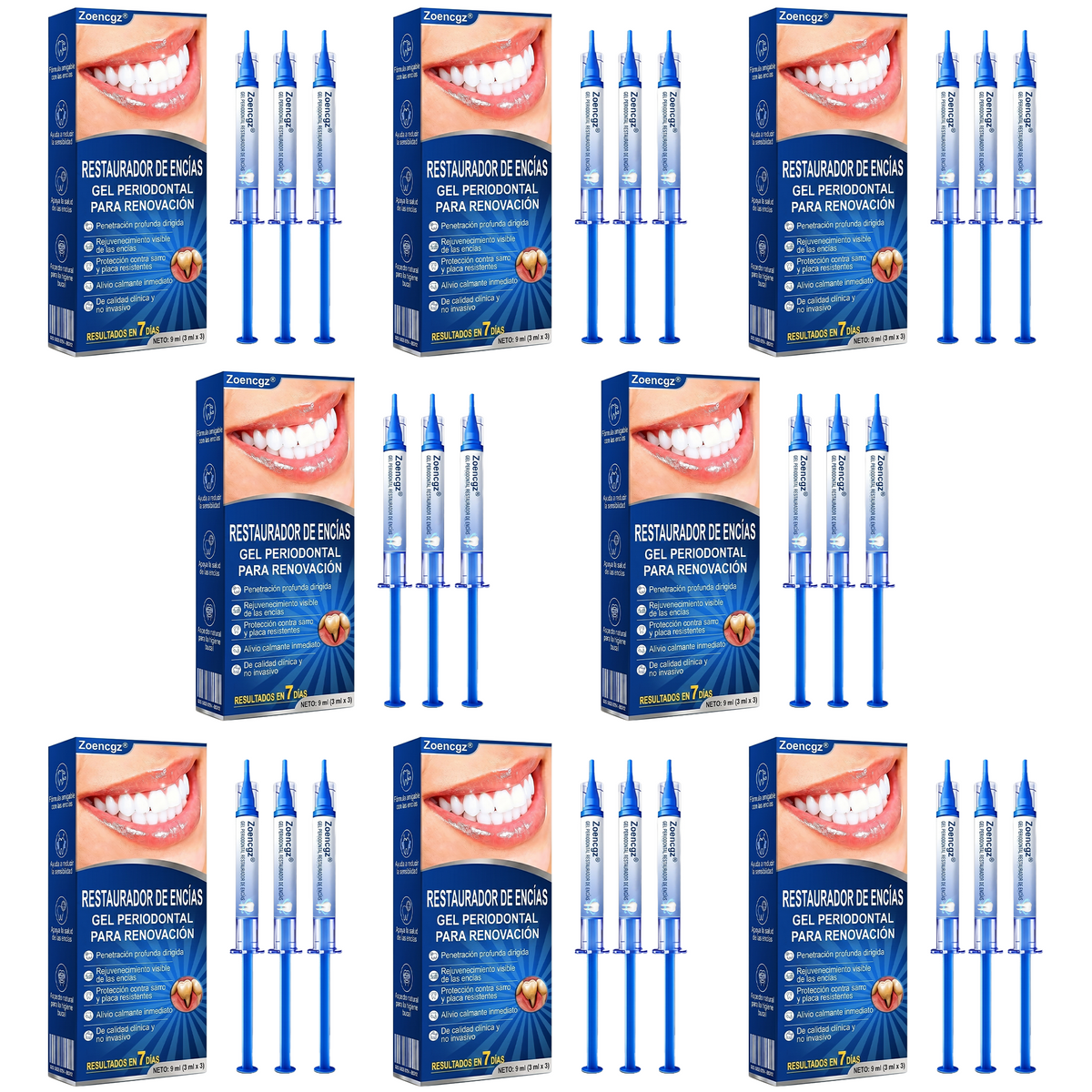 Zoencgz® 💯🥧 Gel antibacteriano para la regeneración de las encías | Resultados visibles en 7 días