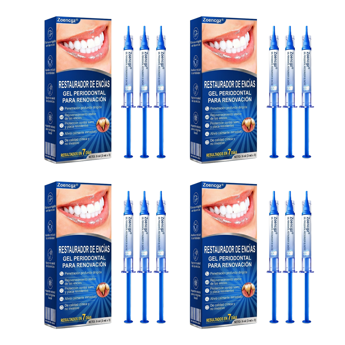 Zoencgz® 💯🍭 Gel antibacteriano para la regeneración de las encías | Resultados visibles en 7 días