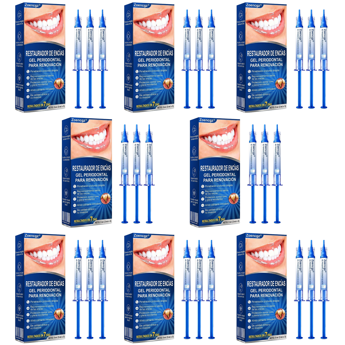 Zoencgz® 💯🍭 Gel antibacteriano para la regeneración de las encías | Resultados visibles en 7 días