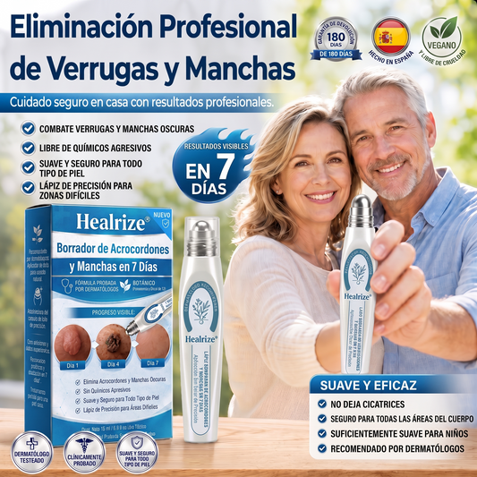 💖𝐓𝐢𝐞𝐧𝐝𝐚 𝐨𝐟𝐢𝐜𝐢𝐚𝐥 𝐝𝐞 𝐥𝐚 𝐦𝐚𝐫𝐜𝐚  𝐇𝐞𝐚𝐥𝐫𝐢𝐳𝐞® 𝐁𝐨𝐫𝐫𝐚𝐝𝐨𝐫 𝐝𝐞 𝐕𝐞𝐫𝐫𝐮𝐠𝐚𝐬 𝐲 𝐌𝐚𝐧𝐜𝐡𝐚𝐬 𝐝𝐞 𝟕 𝐃í𝐚𝐬(Roll-on Cero Dolor, Cero Cicatrices)