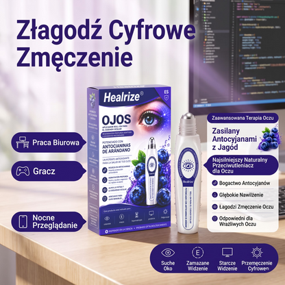 🫐✨𝐇𝐞𝐚𝐥𝐫𝐢𝐳𝐞® Sérum roll-on para el contorno de ojos con antocianinas de arándano – elimina eficazmente las cataratas | el glaucoma | la presbicia