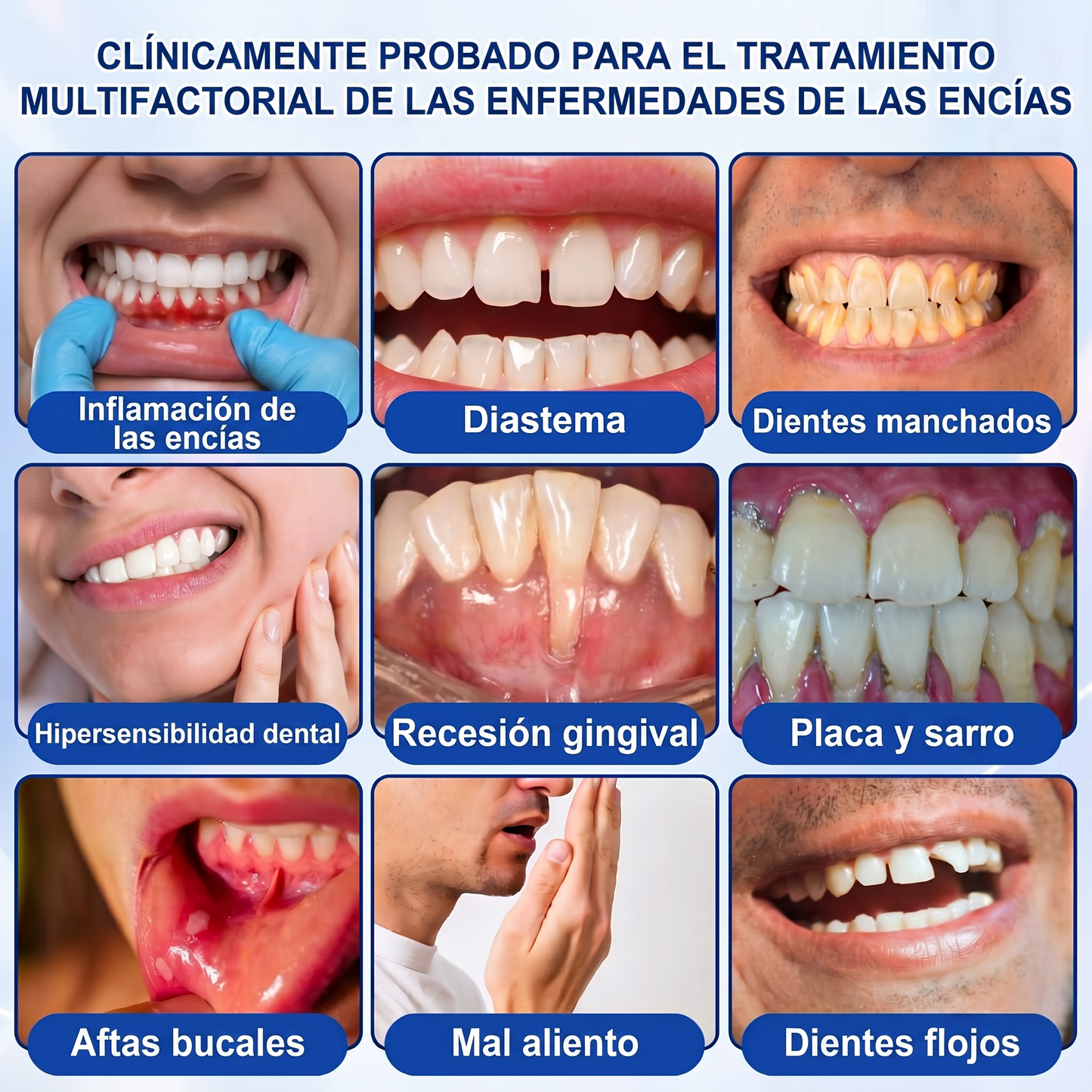 Zoencgz® 💯🍭 Gel antibacteriano para la regeneración de las encías | Resultados visibles en 7 días